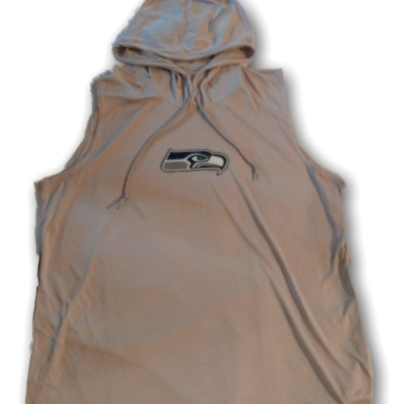 Seahawks sleeveless hoodie Clearance